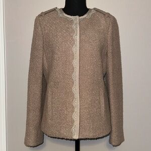 Banana Republic Blush Boucle Blazer Jacket